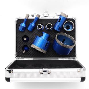 10cM14钎焊开孔器钻套装金刚石石瓷砖打孔角材p磨机头跨DPU境扩孔