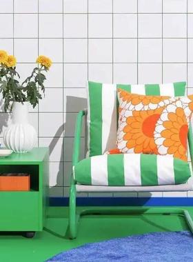 厂家现货扶椅绿色椅子沙椅无品牌/发家居单手椅人户外休闲椅支持