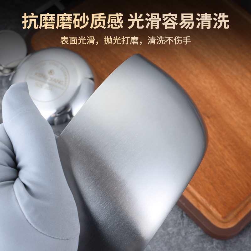 304碗不锈钢汤盆盆沙拉碗泡面餐具小碗汤F8755888碗饭搅大碗家用