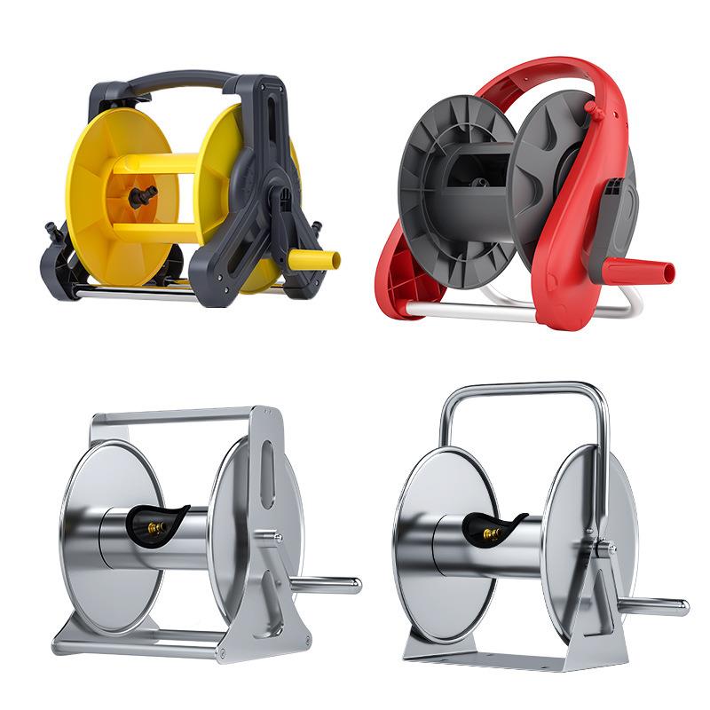 线卷管器水管收纳架卷无品牌/架洗车喷管手动水管水车收纳软管车浇花卷