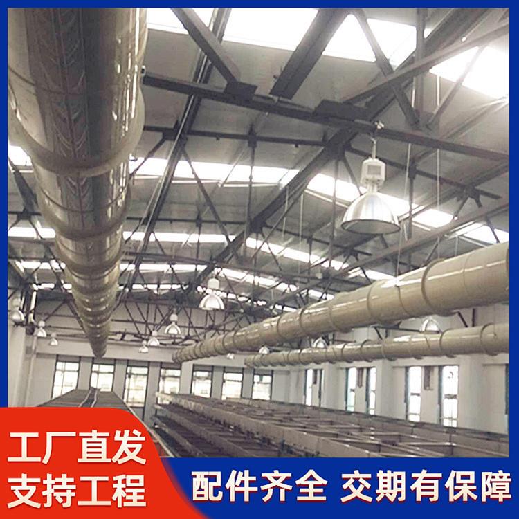 厂家直pp风管耐酸碱腐蚀废气风JOE管道pp成型风供方排管形pp风管