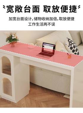 奶吧油风木台实桌客厅转角处断柜小CHY吧台阳台民宿靠墙隔创意高