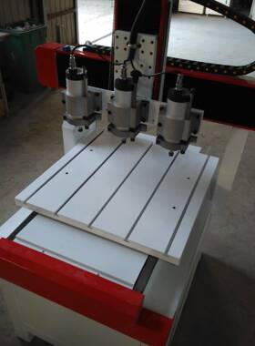 6090全自动金属标数控雕机木刻广告金属模具打PVC切割雕96189工刻