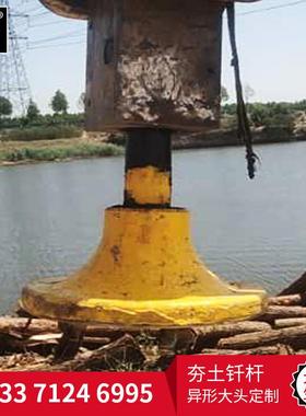 古锤河破碎钎杆30345打平桩钎油锤打桩钎杆杆面夯实夯土专用