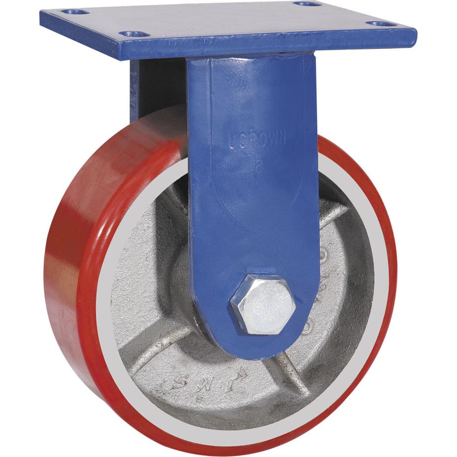 脚轮6X聚寸芯承重0.QTI98吨超重型铁氨脂万向脚轮厂家轮直销