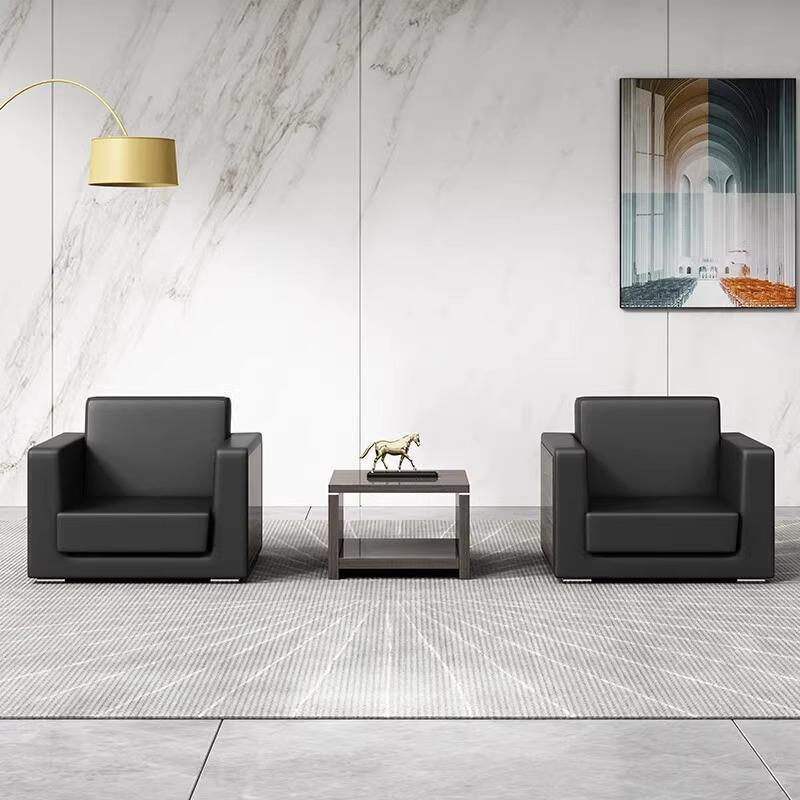 办公沙发简商务接待约老板办公会接待区SGSF017现代茶几组室客合