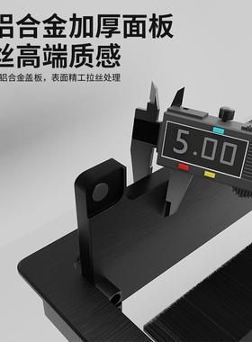 铝合金穿线盒办公桌电柜面饰过线视盒开QQW桌孔装盖板电脑桌线孔