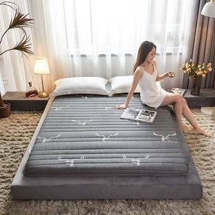 加6793厚可折叠床垫床单人学生舍上下宿铺褥子家用记忆双人榻榻米