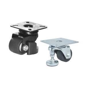 CGP0-载D75带动调整块脚轮平底活型3寸方型中重代DYH1替款调节轱