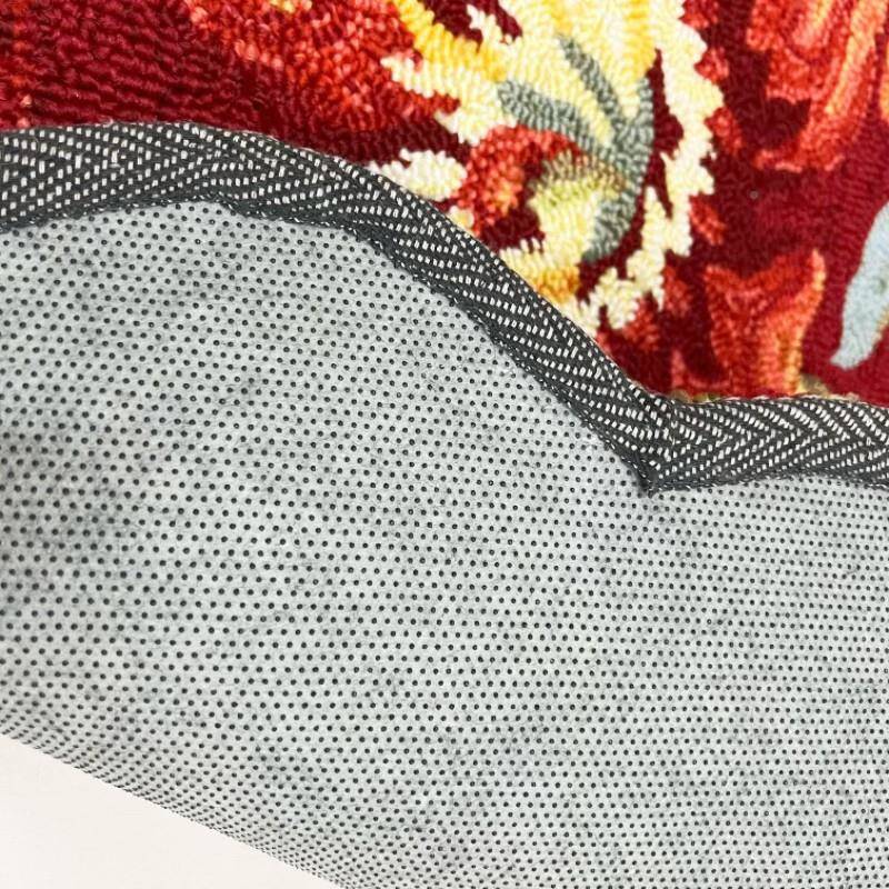 物美式地毯花好月圆针织地垫宠垫客卧室厅垫子入户门地床边地毯毯