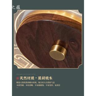 新式吸顶灯黑胡桃实入中户玄阳台灯饰关简约个性led走廊过93536道