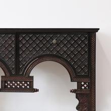 429侘界复古玄关门厅柜条南案实木案桌客格厅关桌玄案台东亚风边