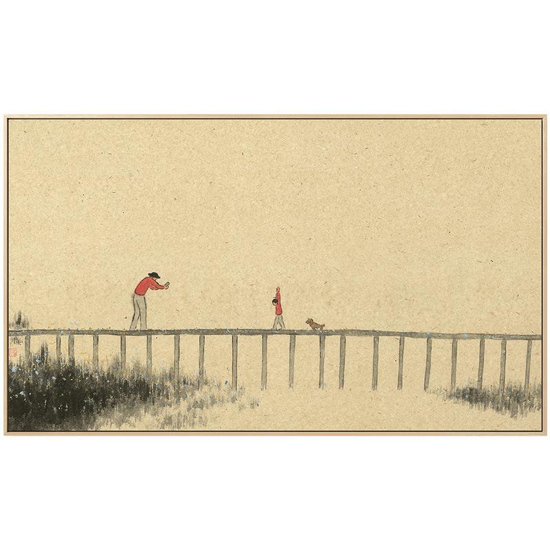 崔彤×仟象映0898画新中式走廊壁装饰画客墙厅书房餐厅挂画壁画图片