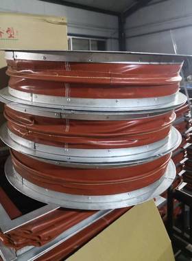 河北矩防污染耐压不变形帆布HMQ软接14858形9连17