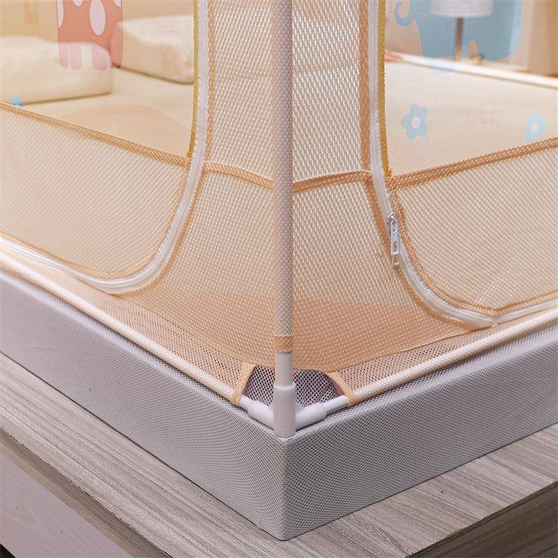防尘顶蚊家ENP用儿童8防摔1.m床支架帐蒙古包厚免安装加加密2024