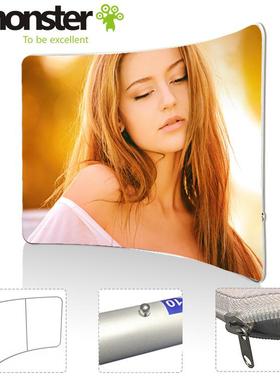 热卖C形画幕秀热快VLJ印弹力布面快幕秀背景转架c形折叠展架