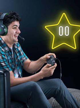 马逊爆型款le亚d霓虹灯跨霓OEZ虹灯造灯氛围灯广告境牌标志装饰灯