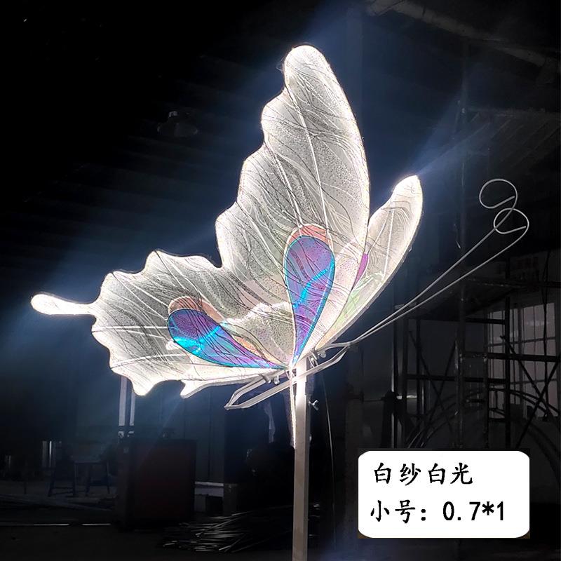 ft新舞款婚庆装饰发光BHY蝴蝶路引翅膀挂婚礼置堂件吊顶台摆件灯