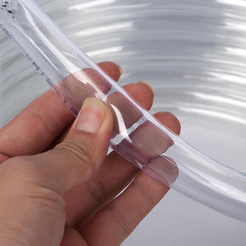 健塑胶透明软管50V米长农水业灌溉透明软管PC白登透明浇花软19水