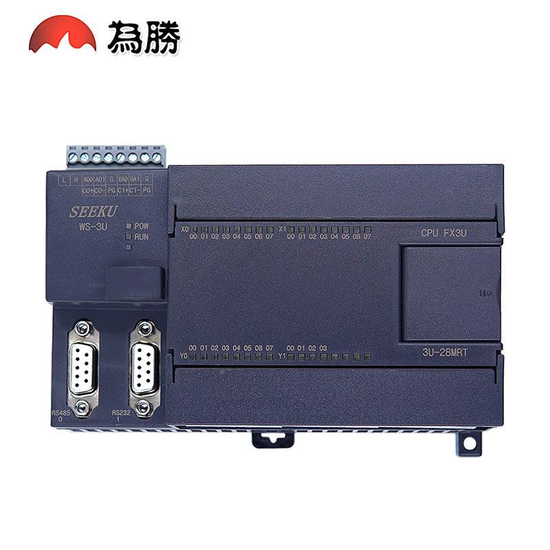国产LC工控板WS3U-28MTCASMR合输出混带拟量PT1P00K型模测温