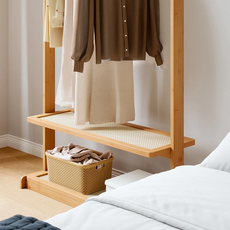 现边代简约家用衣帽落地卧室储挂衣架移动物衣服架无品牌/民宿床置架物架