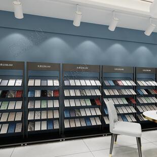 瓷砖架色卡架子放架板板橱柜门色铝扣石材样摆品材料落985地展示