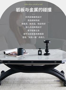 多功能升15072降茶几一餐桌两用体式户型厅圆形可客移动折叠小家