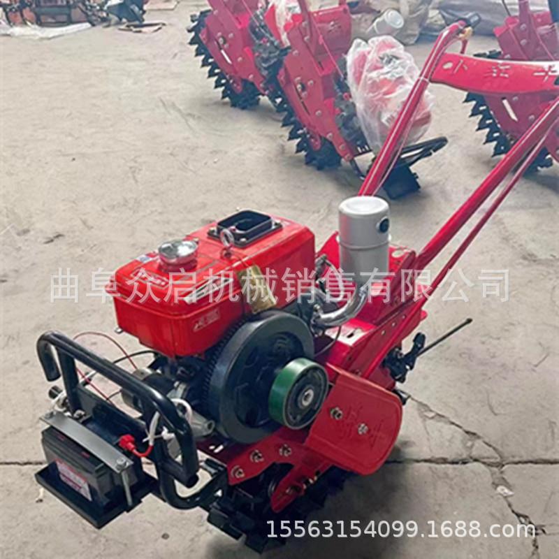 地耕机链轨微机独LGH轮履趟带犁地机气死驴扣耘半犁地开沟施肥播