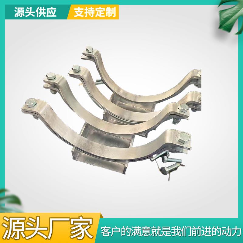 J3大管焊接型管托j2-1a管夹式管托成品J1焊接式固定管托支架