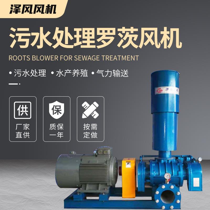 罗茨增氧机水产增氧曝气增压气量高双油箱三叶污水处理罗茨风机