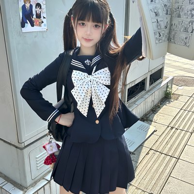 曼月熊正版原创水手服jk制服套装