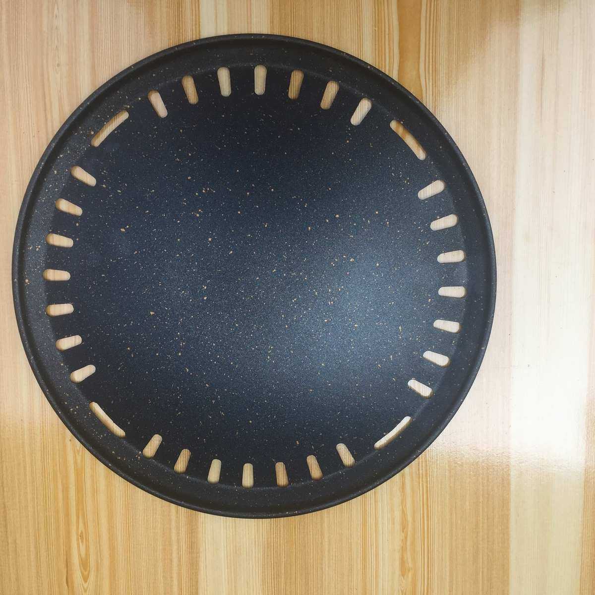 韩式烧烤盘商用不粘烤盘圆形烧烤盘烤肉篦子不粘烤盘碳烤330烤盘,户外/登山/野营/旅行用品,烧烤盘,淘宝优惠券,粉丝福利购,淘宝优惠卷