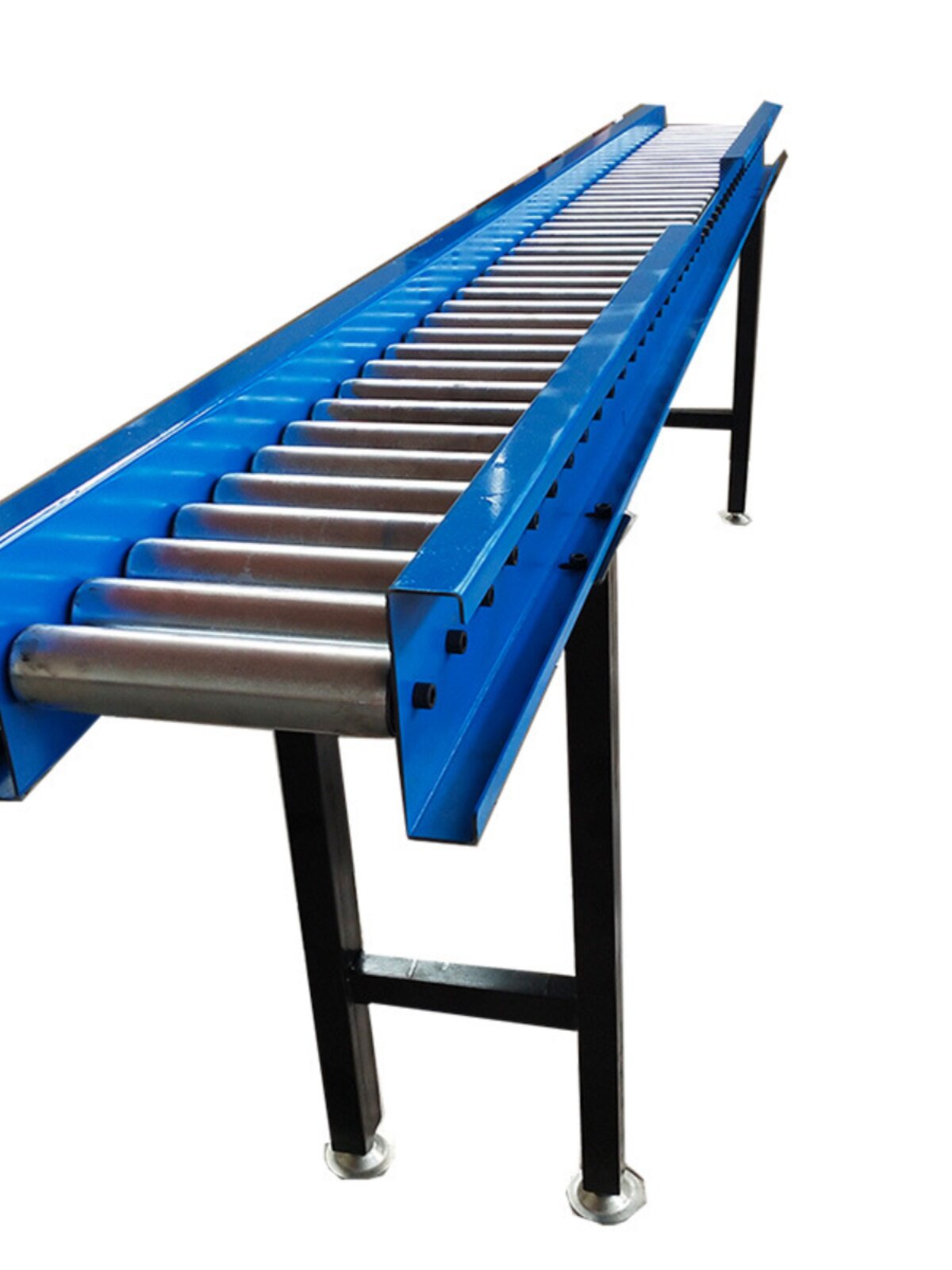 不锈钢滚筒输送机快递分拣小型动力滚筒流水线仓储物流食品传送线