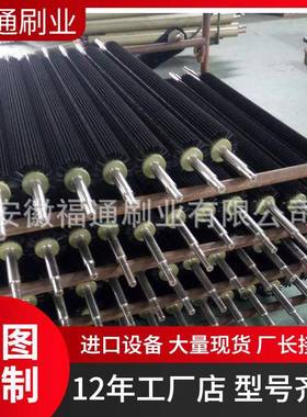 工业机械毛刷红枣清洗机毛刷辊清洗水果蔬菜土豆去皮机毛刷辊