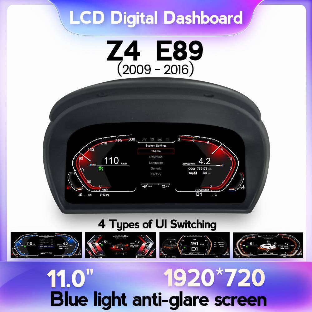 适用于BMWZ4-E892009-2016宝马Z4-E89改装升级液晶屏仪表显示器