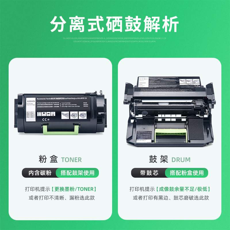 适用利盟MS710dn碳粉盒MS710de MS810n MS810dn/de MS810dtn硒鼓