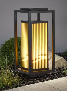 太阳能草坪灯led草地灯户外防水地灯新中式别墅庭院灯花园景观灯