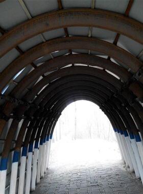 U型钢支架U36型钢支架矿用弓棚支架