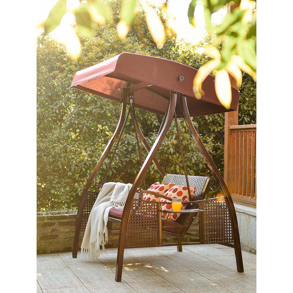 户外庭院摇篮双人家用秋千花园别墅室外阳台秋千椅