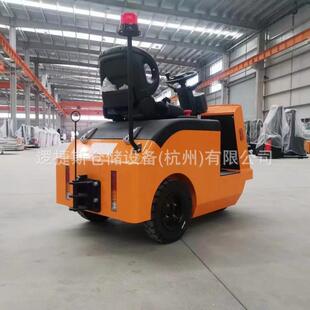 座驾式电动牵引车头拖车蓄电池三轮牵引头电瓶防爆重型牵引车挂车