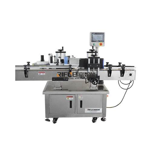 全自动圆瓶搓滚贴标机六角瓶塑料瓶贴标设备异形瓶皮带式贴标机