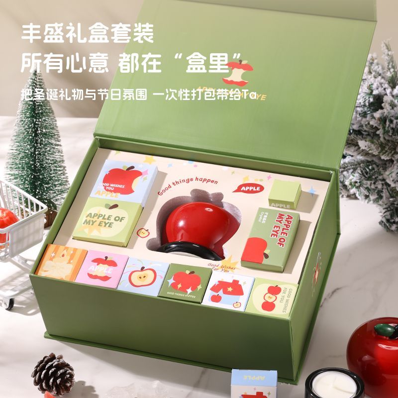 苹果系列香薰蜡烛礼盒套