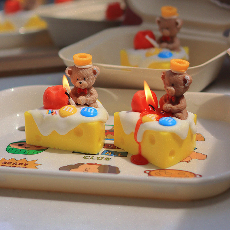 手工小众芝士奶酪香薰蜡烛蛋糕伴手礼创意摆件送女生可爱生日礼物,家居饰品,香薰礼盒,淘宝优惠券,粉丝福利购,淘宝优惠卷