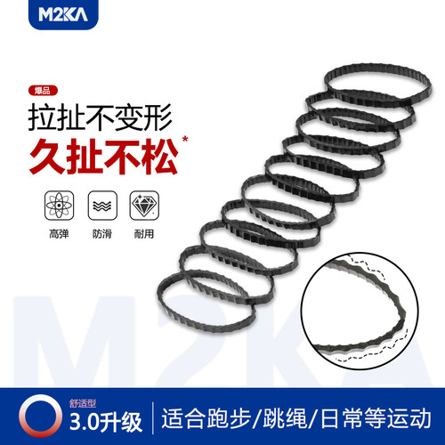 M2ka防滑皮筋拉扯不变形高弹力发圈扎得紧不松散女童久用不松发绳