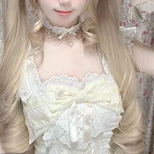 Little Fortune手作甜美lolita项链洛丽塔蕾丝芭蕾风颈链丝带配饰