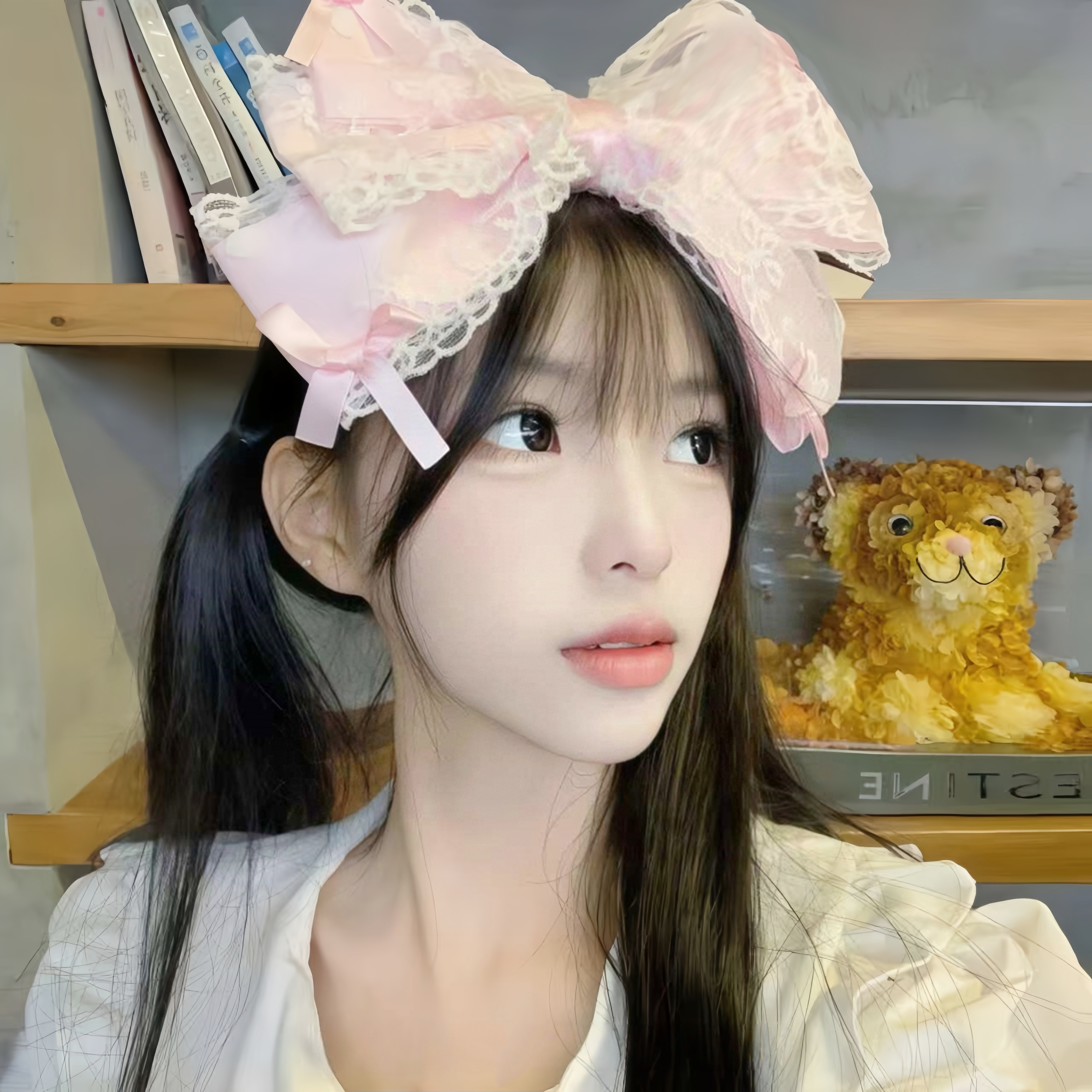 Little Fortune洛丽塔蕾丝蝴蝶结发箍kc百搭配缘结恋曲lolita头饰