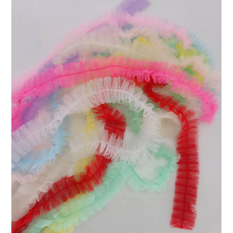 3厘米网纱鱼骨花边中间褶皱辅料缝纫DIY配件手工娃娃材料饰品配件,居家布艺,花边,淘宝优惠券,粉丝福利购,淘宝优惠卷