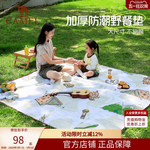 防潮垫地垫野餐垫音乐节露营便携