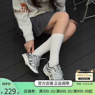 骆驼追寻2代运动鞋女士减震复古慢跑鞋女款网面透气休闲鞋子女鞋
