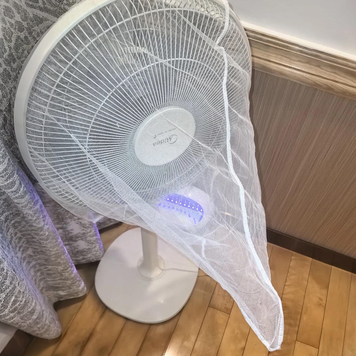 防蚊网纱罩电风扇灭蚊器室内室外无辐射灭蚊诱捕装置家居静音灭蚊